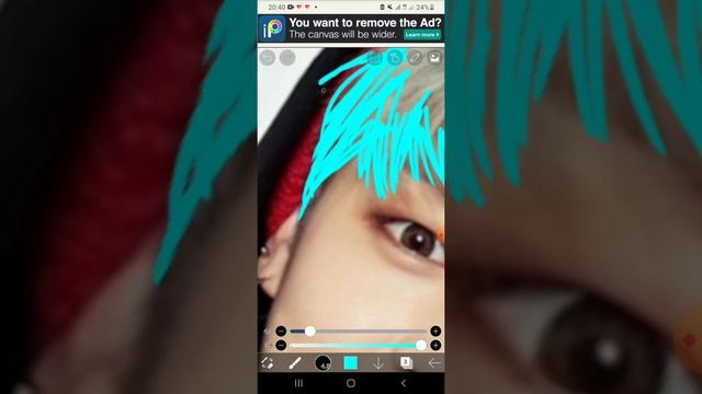 как красить волосы и другое в профессиональном приложении для художников?/кто не умел держите❤️❤️❤️ смотреть онлайн