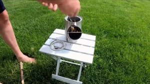 Компактная мини печь для нагрева воды или разогрева пиши в походе кемпинге Обзор товара. Заказать