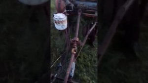 Самодельный пресс-подборщик.