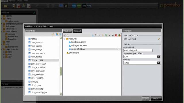 Pentaho - Agile BI avec données INSEE смотреть онлайн