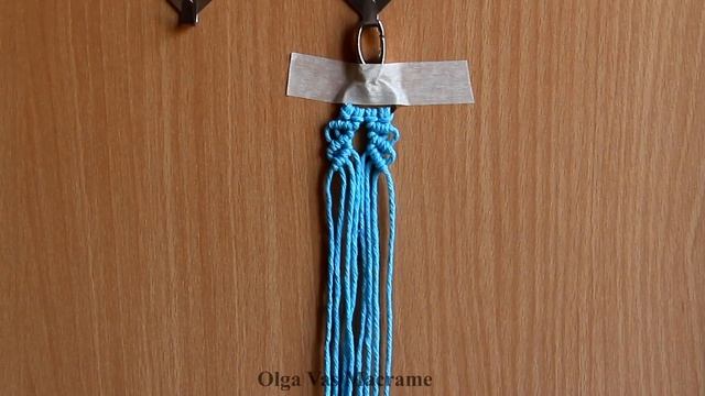 Macrame Keychain Tutorial | Macramé Llavero | Макраме брелок | Макраме схемы | Macrame Pattern