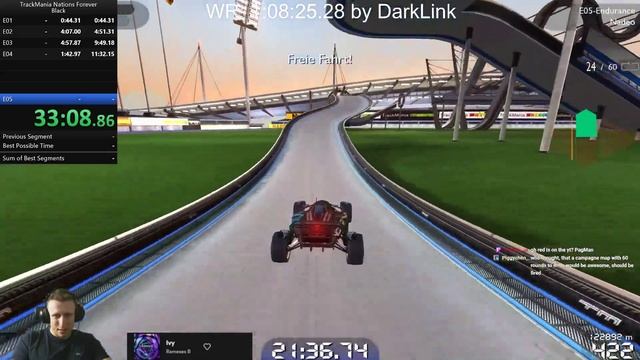 Trackmania Nations Forever Black Speedrun World Record 1:06:40.91 смотреть онлайн