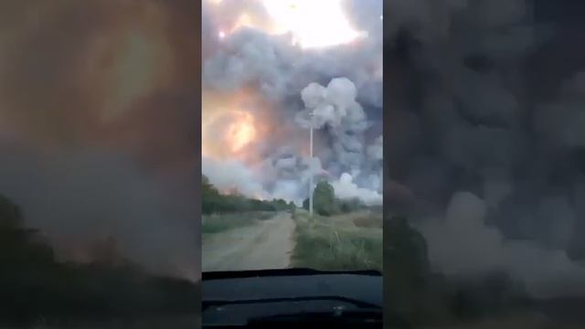 Природные пожары на границе Алтайского края и Казахстана 22.05.2023