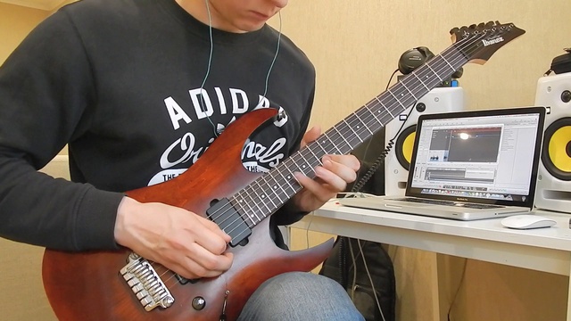 Necrophagist - Stabwound (guitar cover PGinc) смотреть онлайн