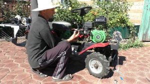 Самодельная картофелекопалка на генераторе .2 часть .