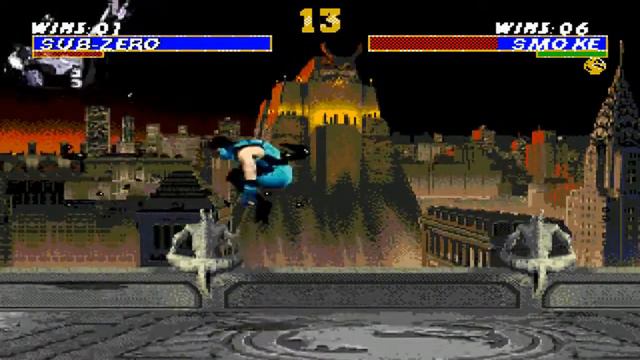 Сделал тройной релаунч за Саб-Зиро играя 2x2 в Ultimate Mortal Kombat 3 смотреть онлайн