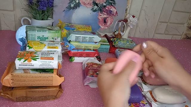ASMR. SOAP. Распаковка мыла. #асмрмыло #асмрнарусском#мыло #распаковкамыла