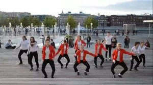 Флешмоб в день рождения Michael Jackson/Dance Michael Jackson Thriller