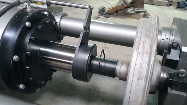 Испытания пресса КПР-630.01 для распрессовки колёсных пар грузовых вагонов смотреть онлайн