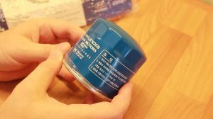 Фильтр масляный и воздушный фирмы Mobis для Hyundai и Kia.  Распаковка товара магазин Розетка