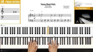 Vienna Blood Waltz - Johann Strauss II (Sheet Music - Piano Solo Tutorial - Piano Method Book 3)