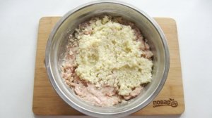 Котлеты с пшеном и фаршем