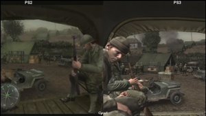 Call of Duty 3 PS2 vs PS3 Graphics Comparison