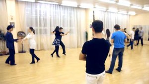 Денегин Сергей, Козлова Елена. Занятия по хастлу на Авиамоторной. Хастл-Центр