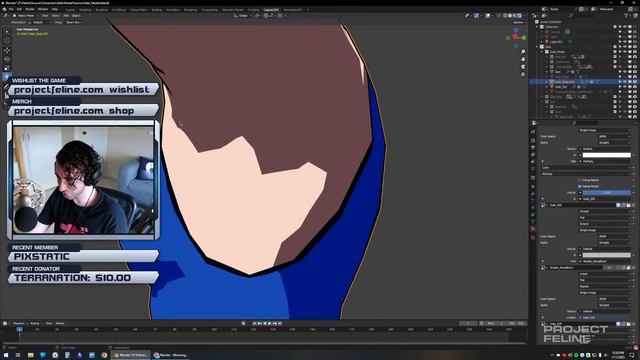 Making a 3D Anime Character | Project Feline Devstream смотреть онлайн