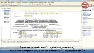 Настройка и отправка в ФСС
