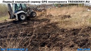 Расчистка зарослей малины и ясеня спецтехникой