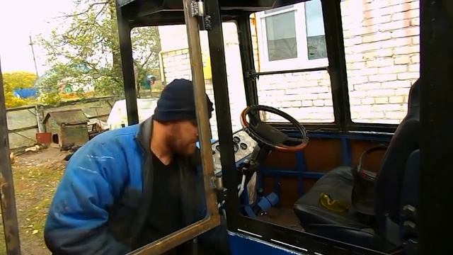 Самодельный трактор.Процесс сборки.Каркас двери. #151 смотреть онлайн