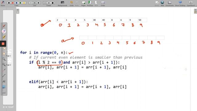 Data Structure and Algorithm Arrays - Wave Array O(n)