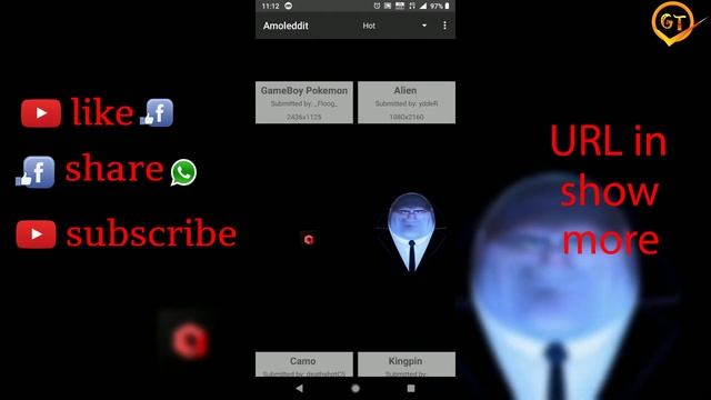 How to set amazing wallpapers for mobile amoled screens in telugu by ganeshtechintelugu смотреть онлайн