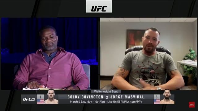 Colby Covington DESTROYS Din Thomas at UFC 270 weigh ins