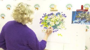 Мастер-класс по живописи на РЖЯ «Полевые цветы»