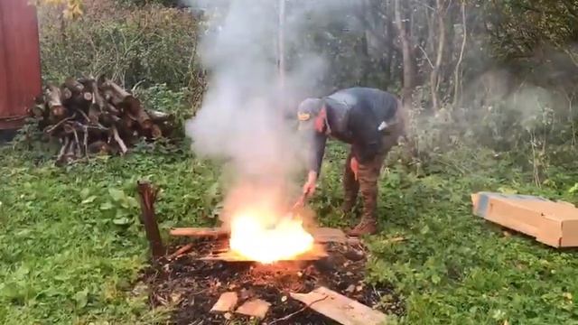 Тушение пожара в лесу, на природе, на даче, с помощью огнетушителя «ПРОТЕКТ» FSS смотреть онлайн