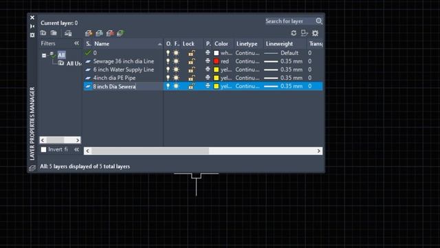 CAD Autolisp Create Table With layers name and measurement of polyline For Quantity Calculation.