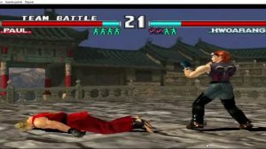 Team Match # 1 4 fighters in tekken 3