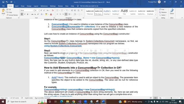 ConcurrentQueue Collection | ConcurrentStack Collection Blocking Colle | ConcurrentBag Collection смотреть онлайн