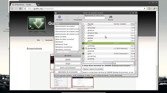 Guake terminal Linux Mint 9 смотреть онлайн