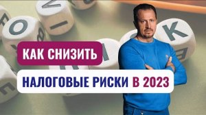 Топ 5 налоговых риска: выявляем и минимизируем #сапелкин