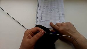 Жилет спицами для мальчика. Цельновязаные планки проймы и горловины.