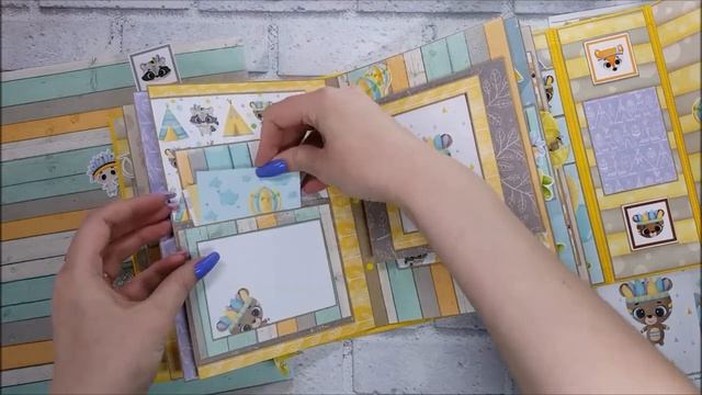 Обзор мастер-класса по детскому фотоальбому с поп-ап "Львенок" смотреть онлайн