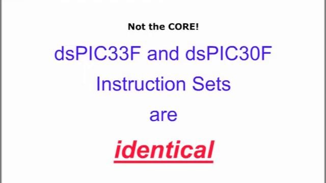 Introduction To DsPIC33F Architecture