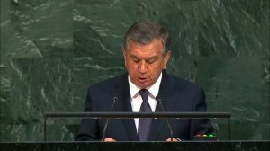Выступление президента Узбекистана Шавката Мирзиёева на общих прениях в Генассамблее ООН