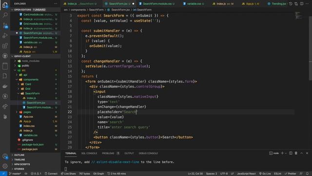 Giphy App на React Js смотреть онлайн