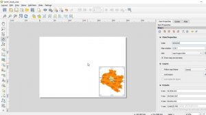 How to make a study area map using QGIS