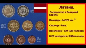 Полный обзор национальных сторон монет евро всех стран евро союза.