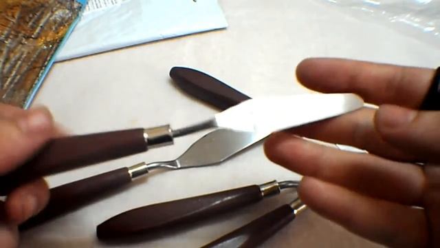 Набор Мастихинов 5 штук с Алиэкспресс - Распаковка и Обзор смотреть онлайн