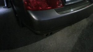 Звук выхлопа без катализатора с установленым колекторным пламягасителем.