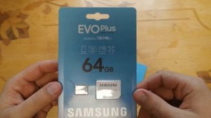 РАСПАКОВКА и ОБЗОР карты памяти SAMSUNG EVO карта памяти Micro SD 64 Гб