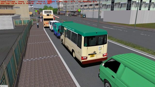 Omsi 2 tour (1698) 香港小巴 95K 荃灣西站 - 荃灣站 Tsuen Wan West Station - Tsuen Wan @ 19座 綠色小巴 Toyota Coaster смотреть онлайн