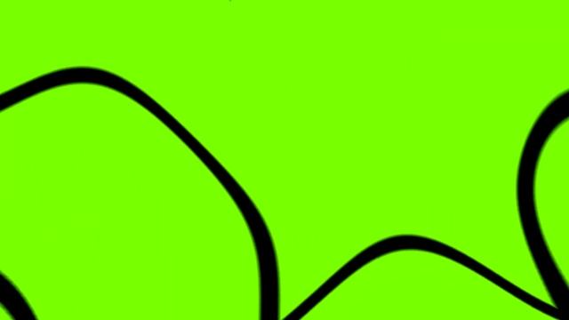 Переход на видео зелёные волны - футаж смотреть онлайн