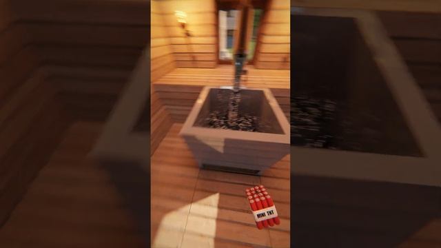 TNT vs Tap Water Realistic Physics / Minecraft RTX #minecraft #shorts