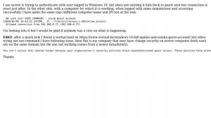 Windows 10 cannot connect to Linux Samba shares, except from SMB1/CIFS (2 Solutions!!)