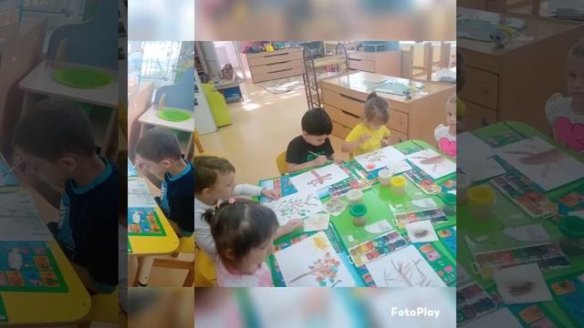 Рисование в старшей группе "Яблоня с золотыми яблоками в волшебном саду"