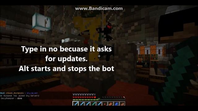 Minecraft Bots - Auto Mob Killer 100% Working AFK BOT 2016 UNDETECTED смотреть онлайн