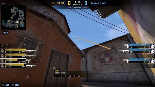 [POV] GODSENT TACO VS Liquid [Inferno] | CS GO DEMO POINT OF VIEW смотреть онлайн