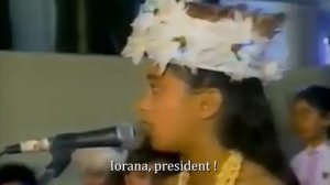 Rapa Nui song dedicated to Augusto Pinochet - Iorana Presidente